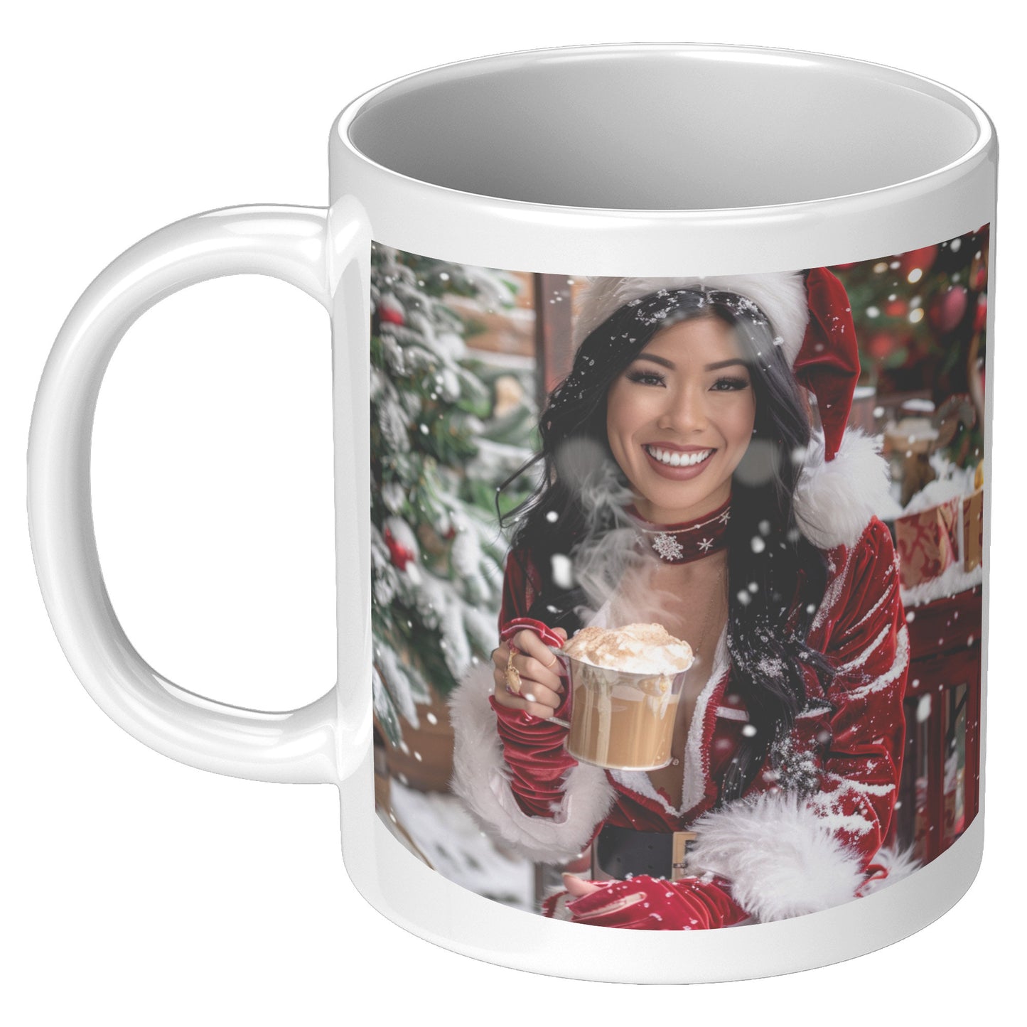 Sparkle Snow Mug White