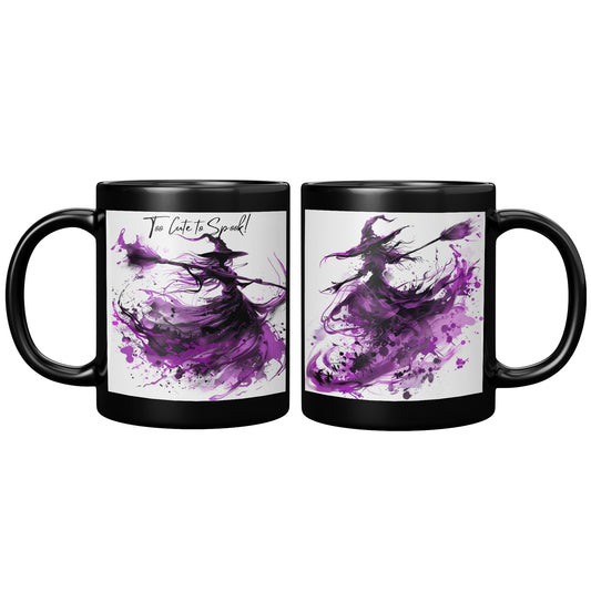 Too Cute to Spook! Mug Black