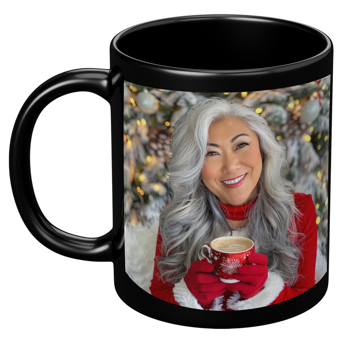 Winter Whimsy Mug Black