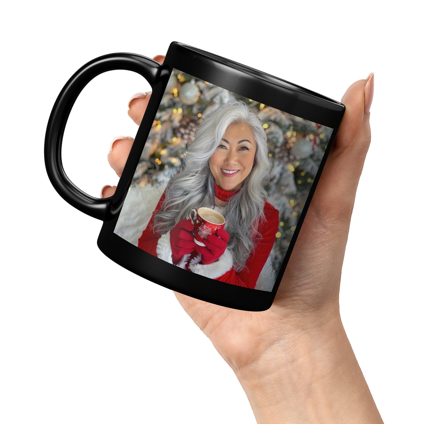 Winter Whimsy Mug Black