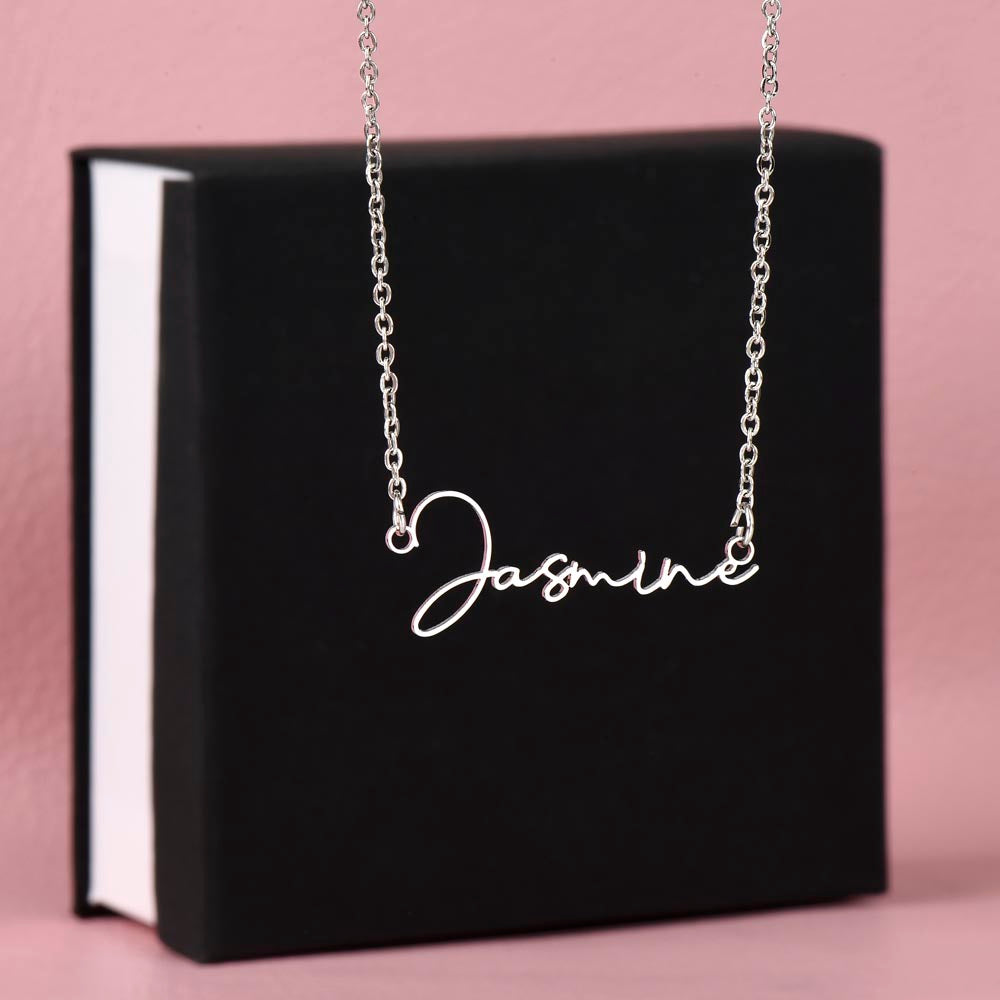 Say My Name (Contemporary Font) Necklace