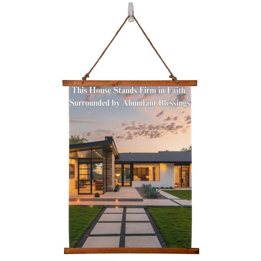 This House stands Firm in Faith Tapestry