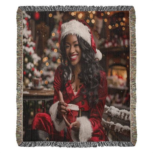 Sugarplum Siren Woven Blanket