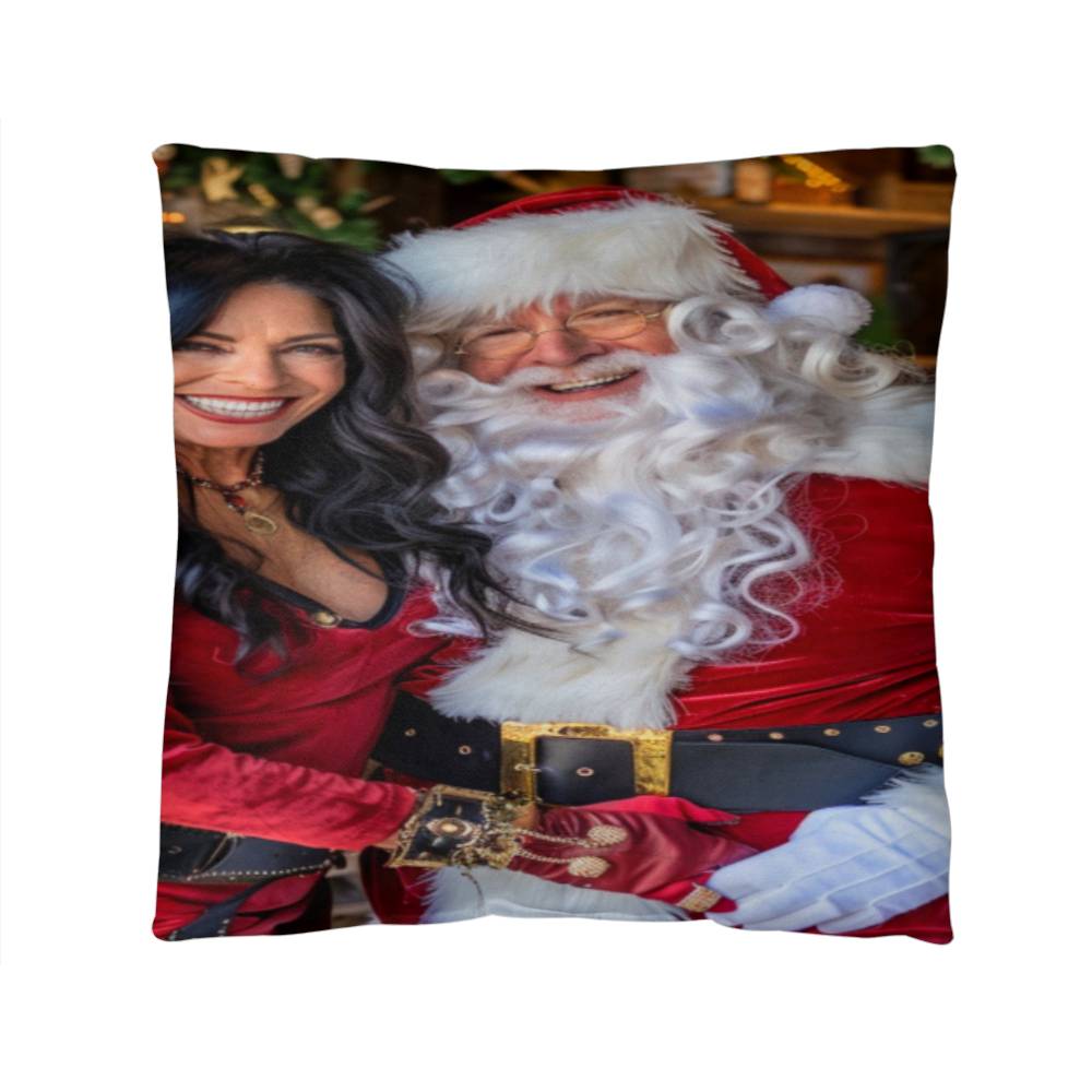 Santa & Mrs. Claus' Merry Moments Pillow