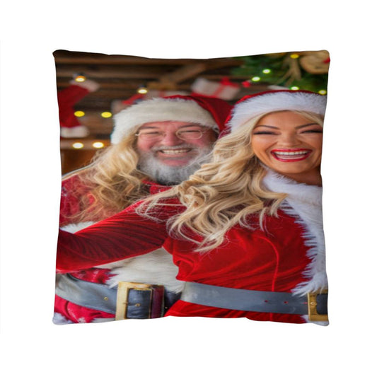 The Claus Couple's Christmas Delight Pillow