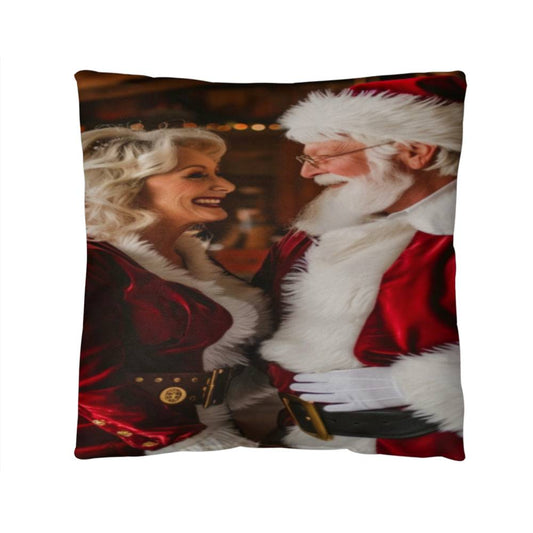 Workshop Whimsy with the Claus Couple Pillow