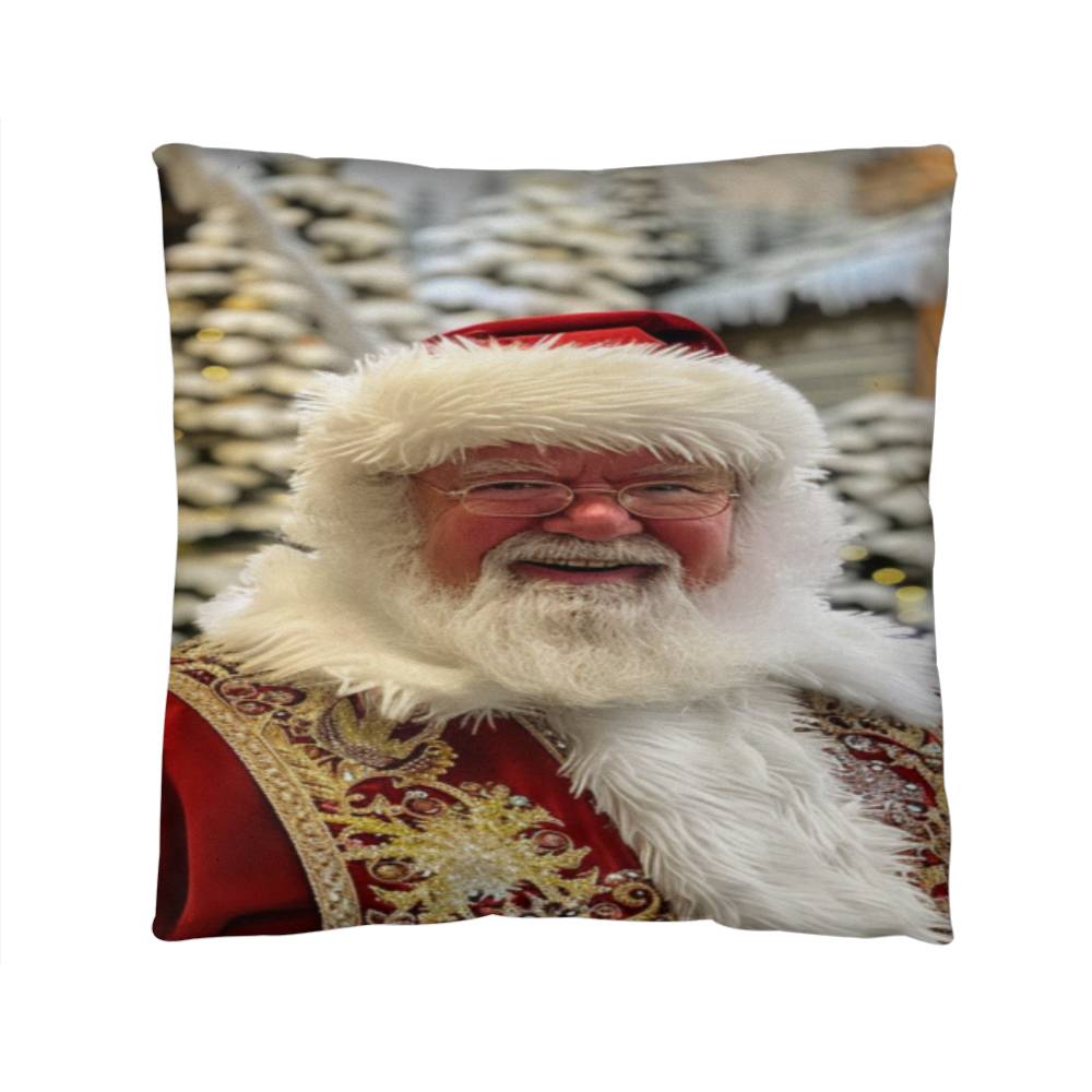 The Snowy Sleighman Pillow