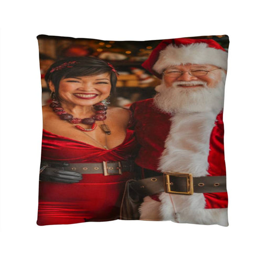 Together in Santa's Workshop Pillow