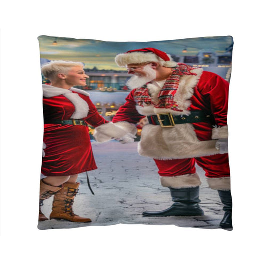 Together with the Claus Couple Pillow