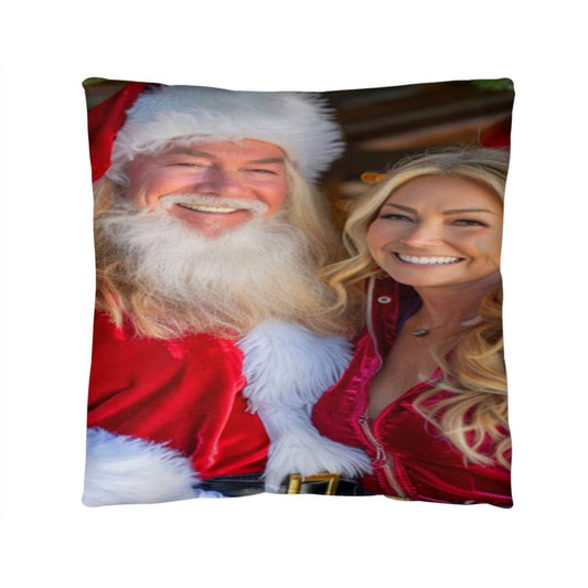 The Claus Connection: A Merry Togetherness Pillow