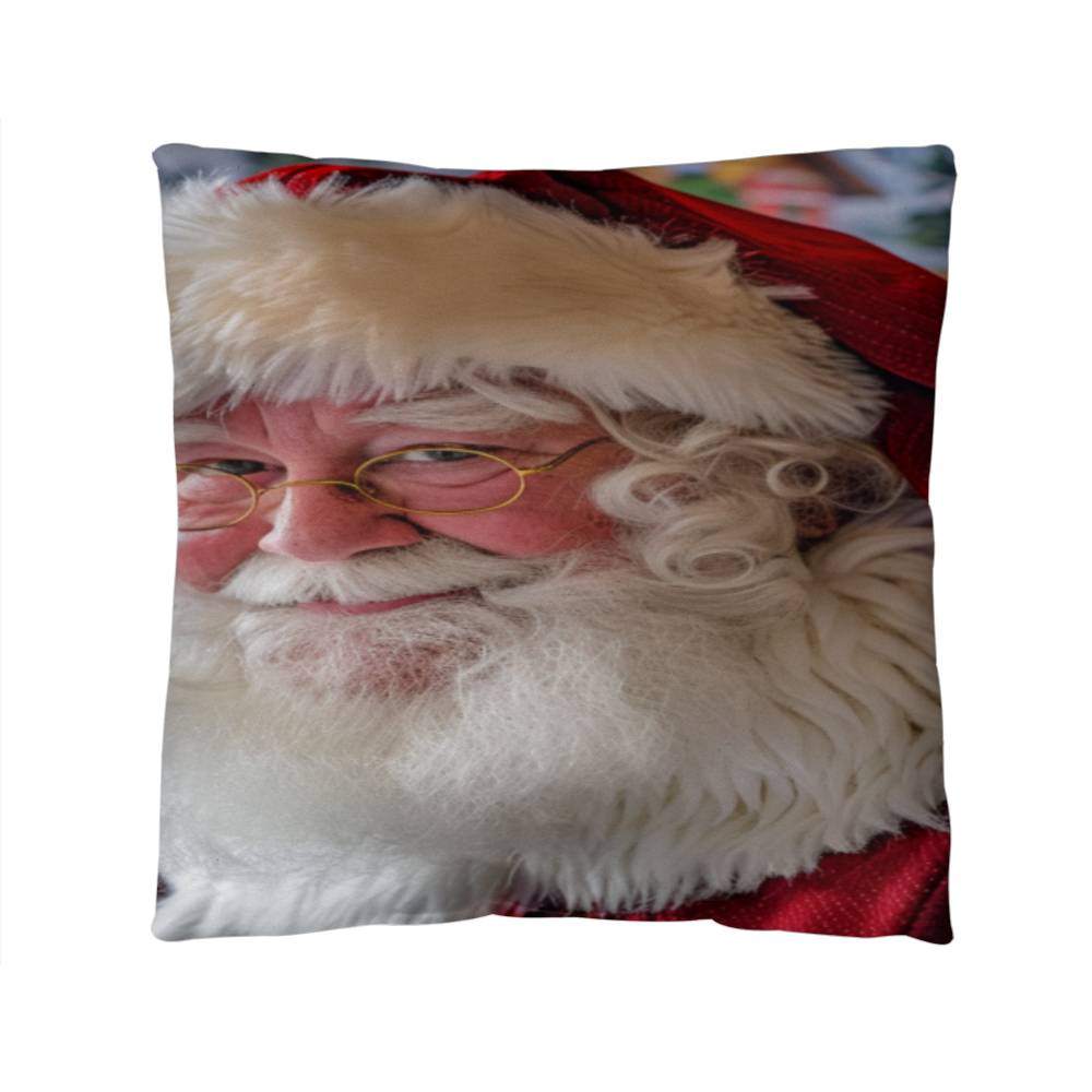 Cheerful Claus Pillow