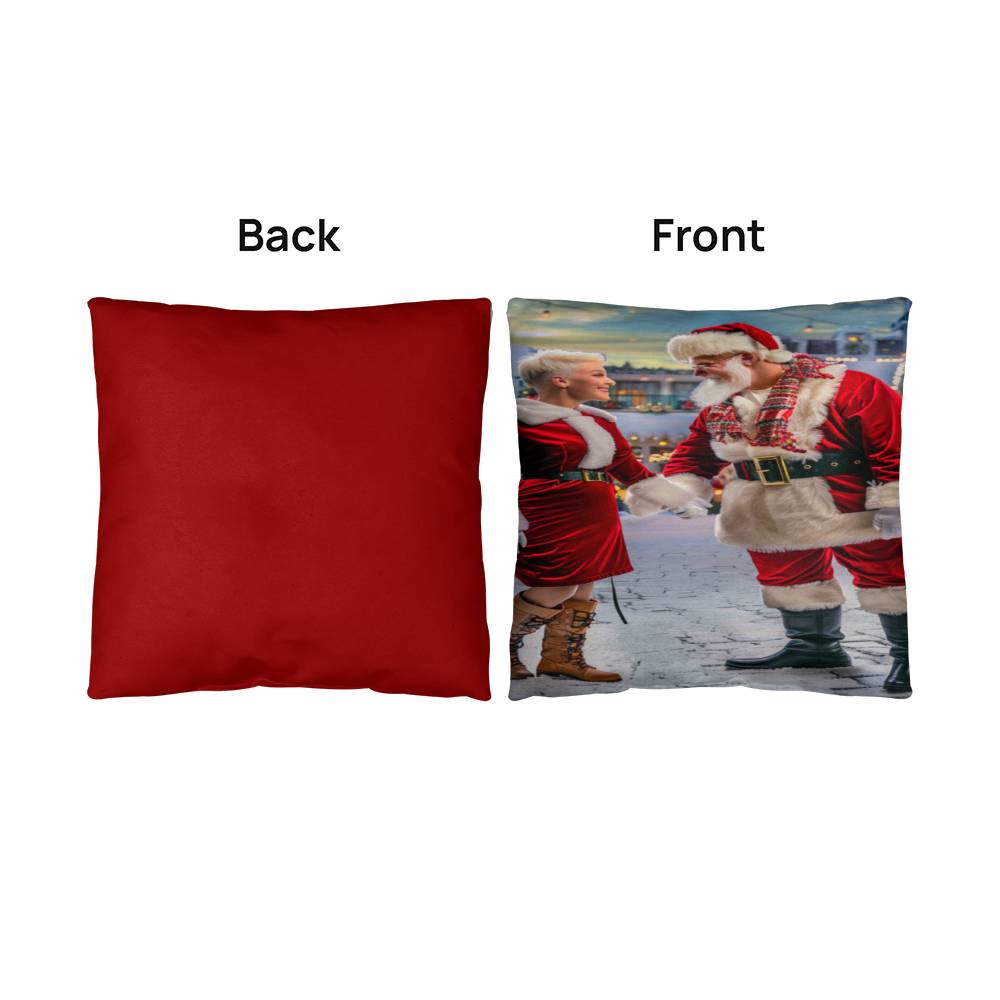 Together with the Claus Couple Pillow