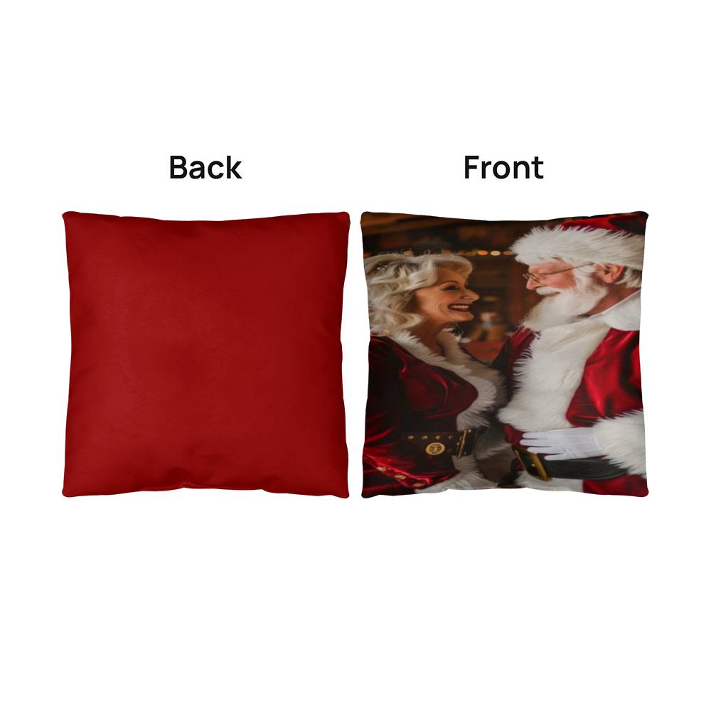 Workshop Whimsy with the Claus Couple Pillow