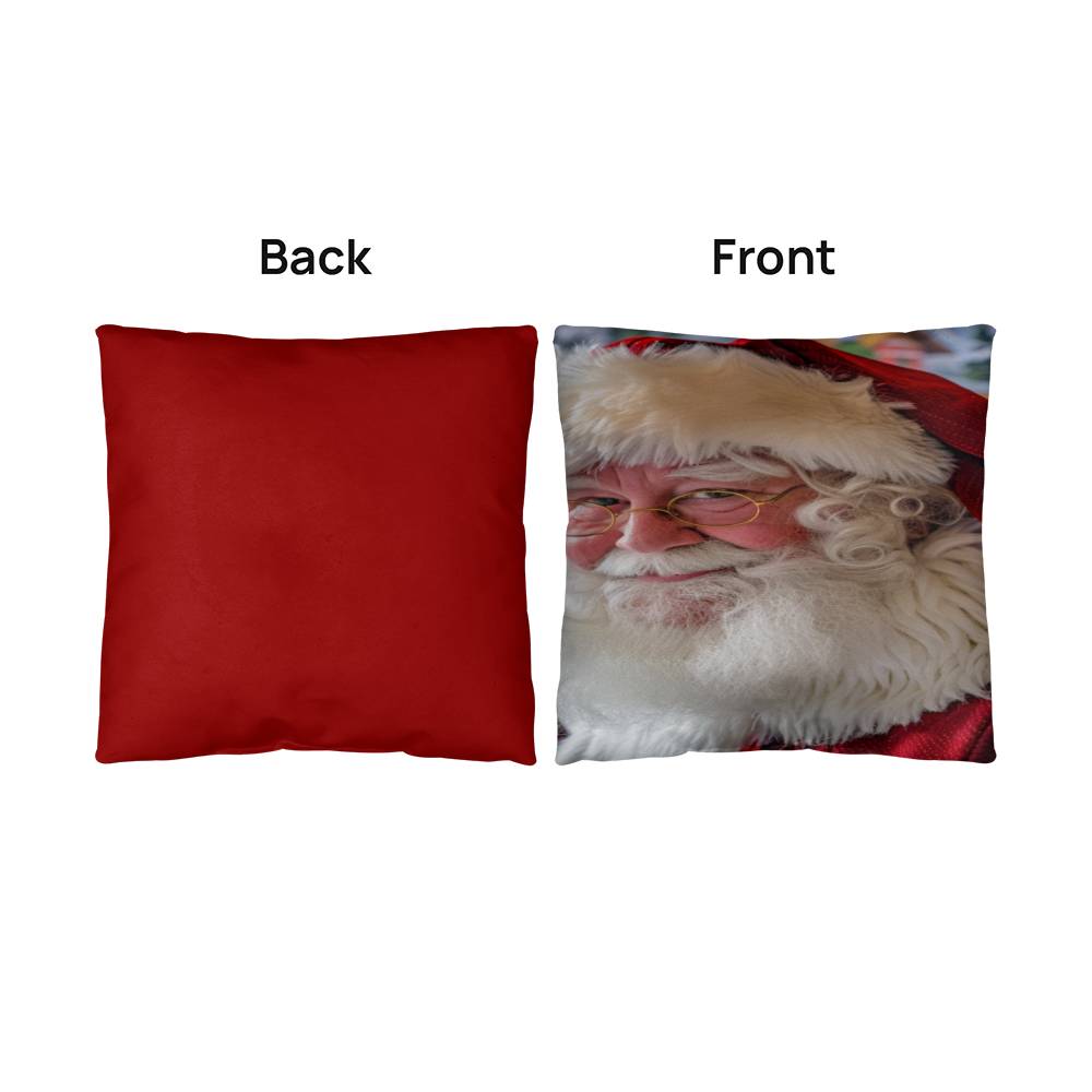 Cheerful Claus Pillow