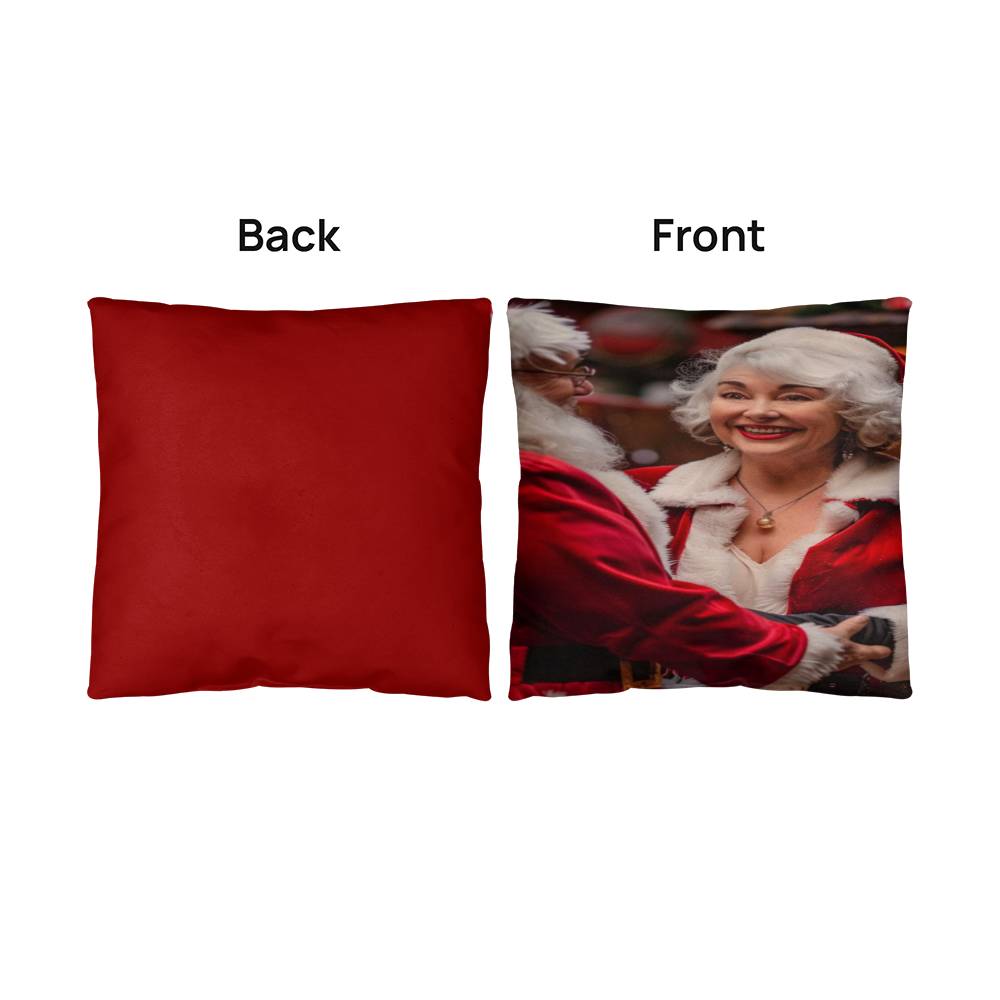 Santa's Workshop: A Team Effort Pillow