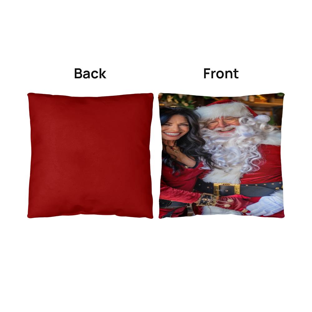 Santa & Mrs. Claus' Merry Moments Pillow