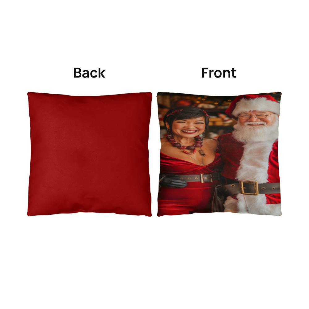 Together in Santa's Workshop Pillow