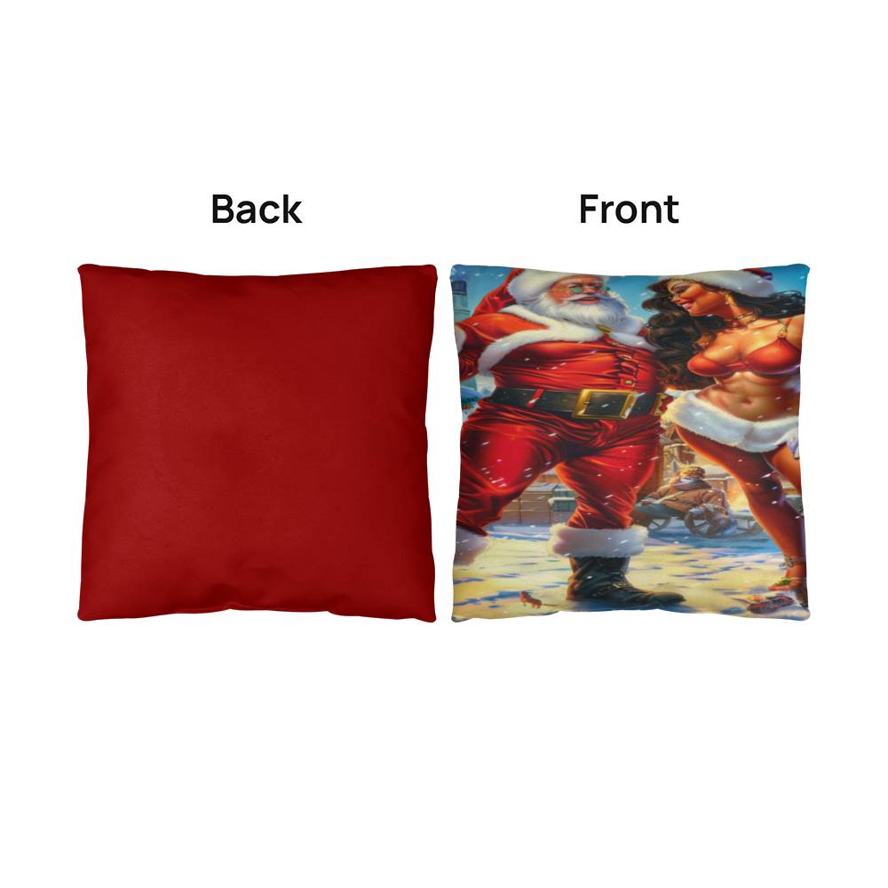 Santa & Mrs. Claus’ Naughty and Nice Pillow