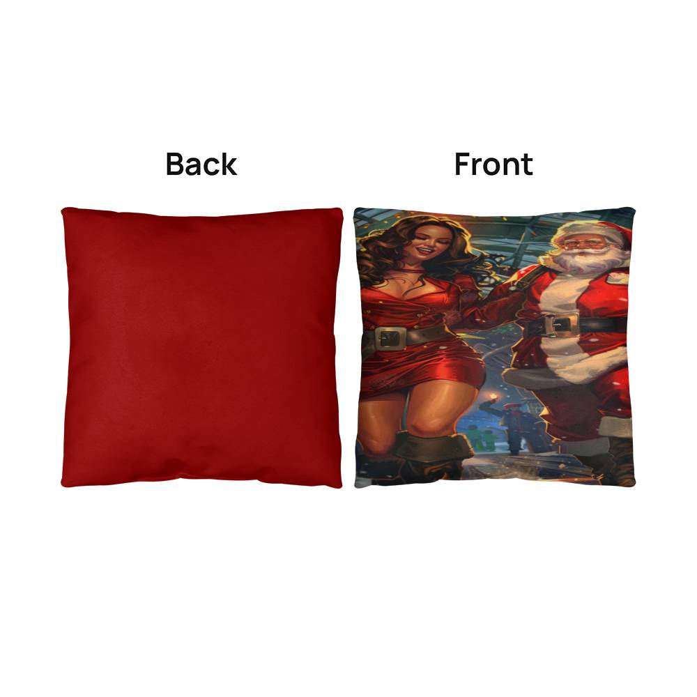 Tinsel & Trouble Mr. & Mrs. Claus Pillow