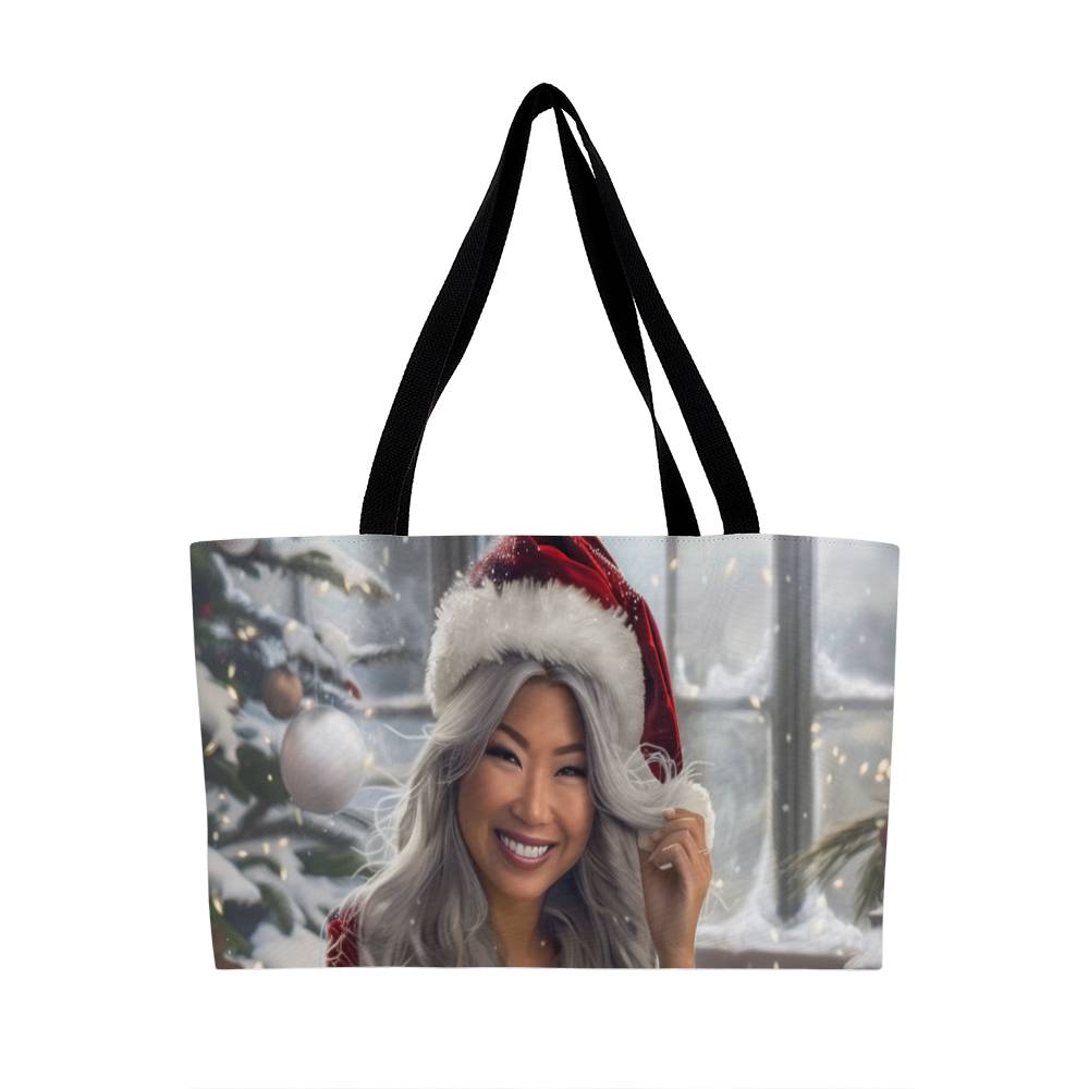 Frosty Fire Weekender Tote (13 x 24)