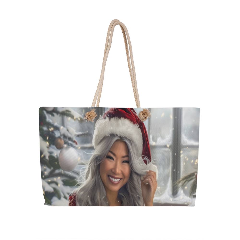 Frosty Fire Weekender Tote (13 x 24)