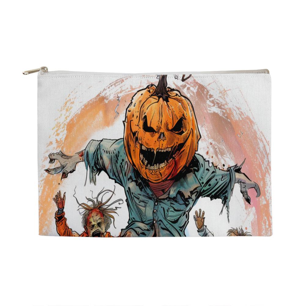 Haunted Pumpkins Large Pouch