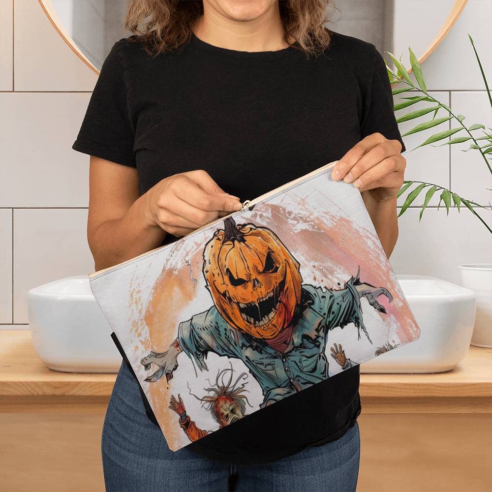 Haunted Pumpkins Large Pouch