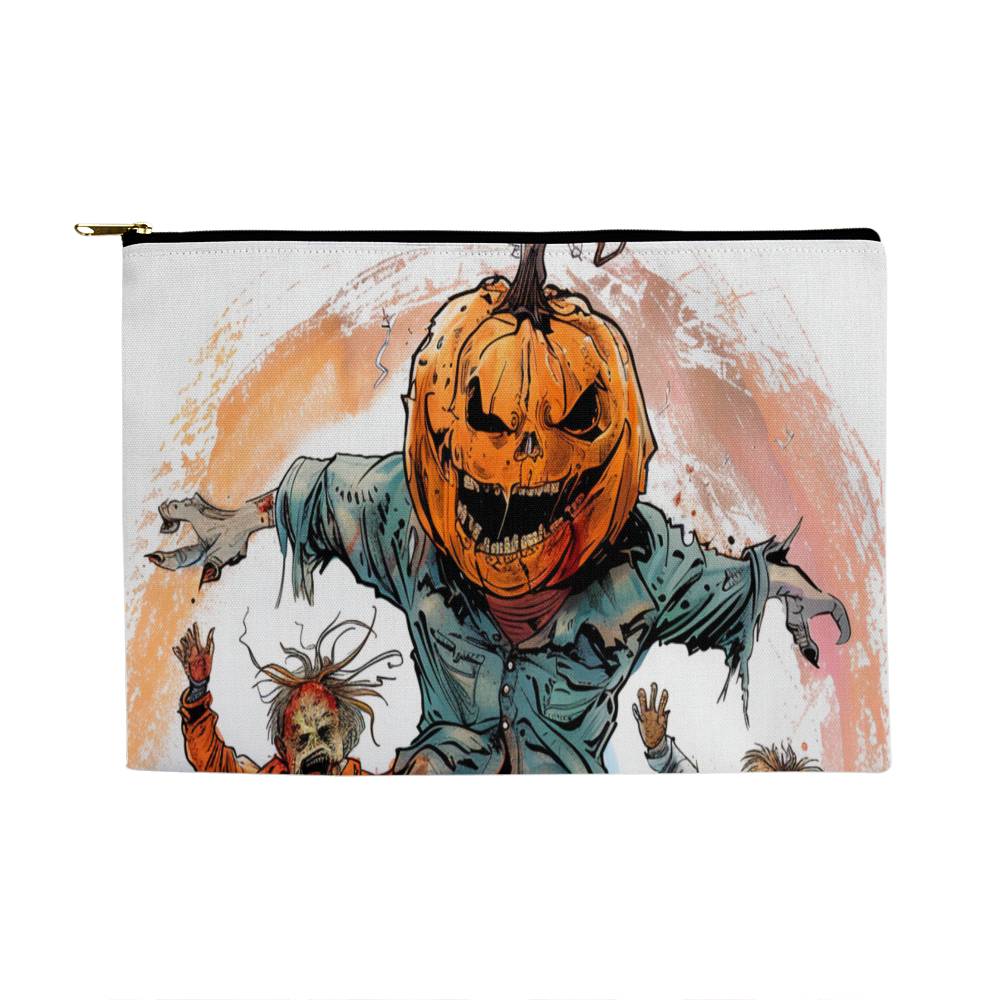 Haunted Pumpkins Large Pouch