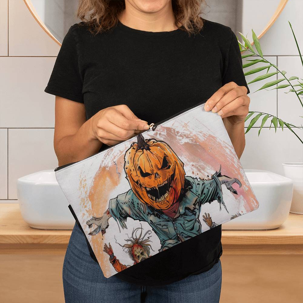 Haunted Pumpkins Large Pouch