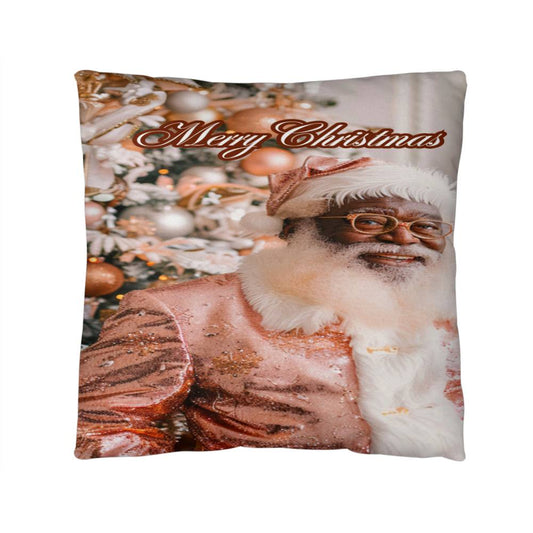 Santa in Rose Gold Pillow