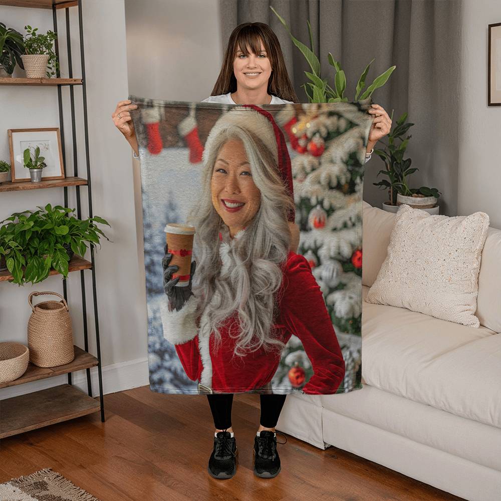 Crimson Claus Blanket