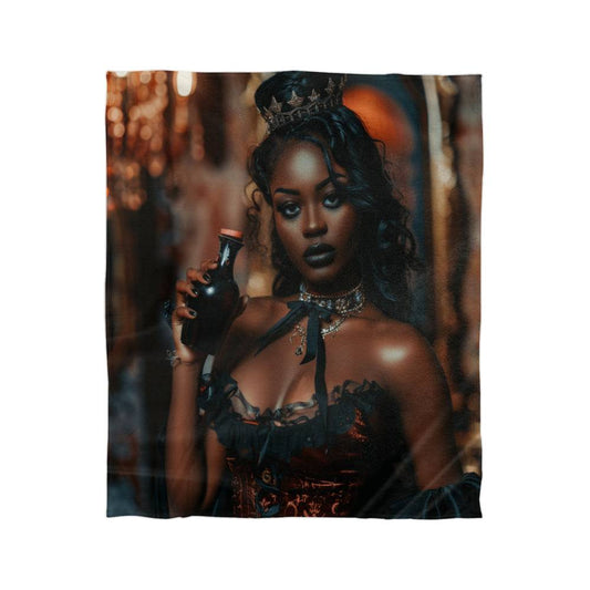 Black Pearl Beauty Mink Blanket