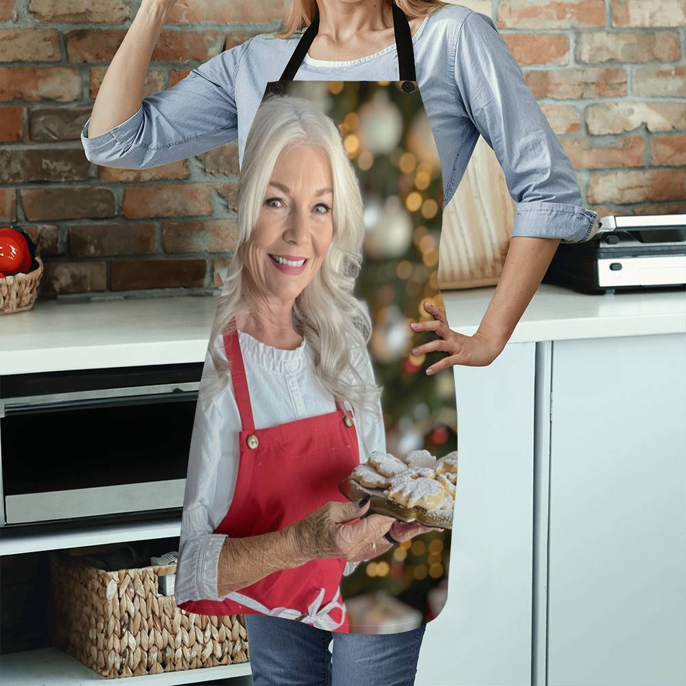 Mrs. Claus' Holiday Cookie Apron