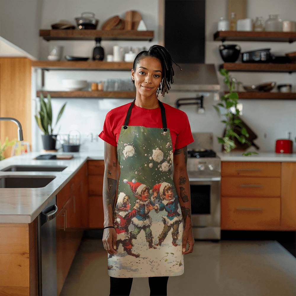 Snowflake Sugarplum Apron