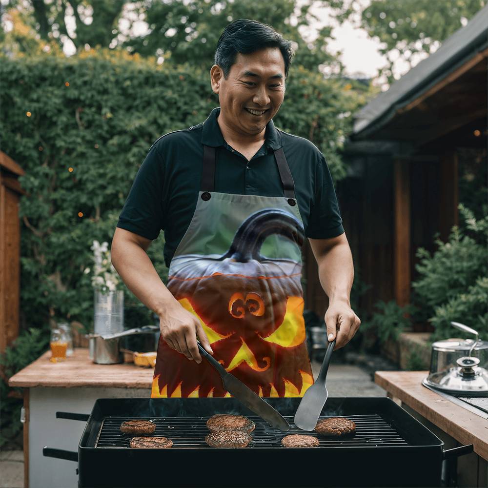 Fiery Faces Apron