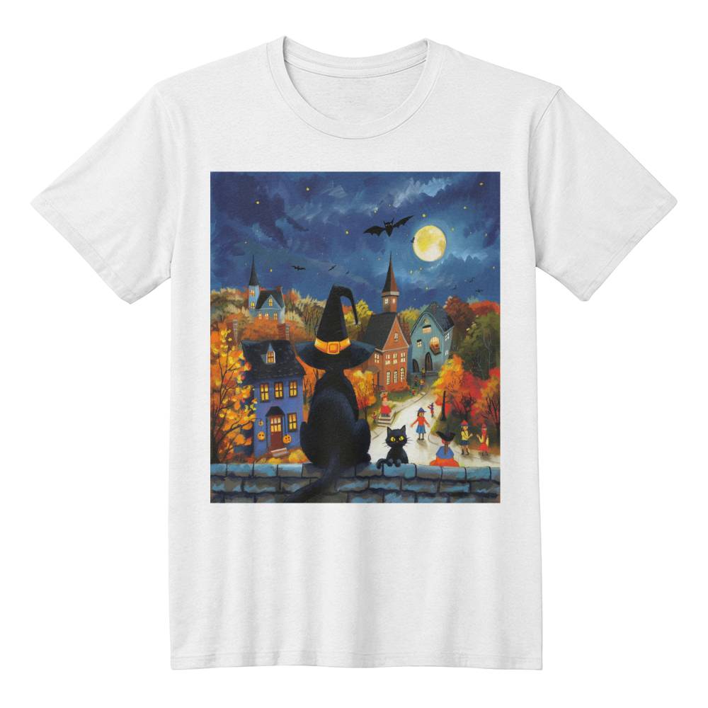 Midnight Meow Manor Adult T-Shirt