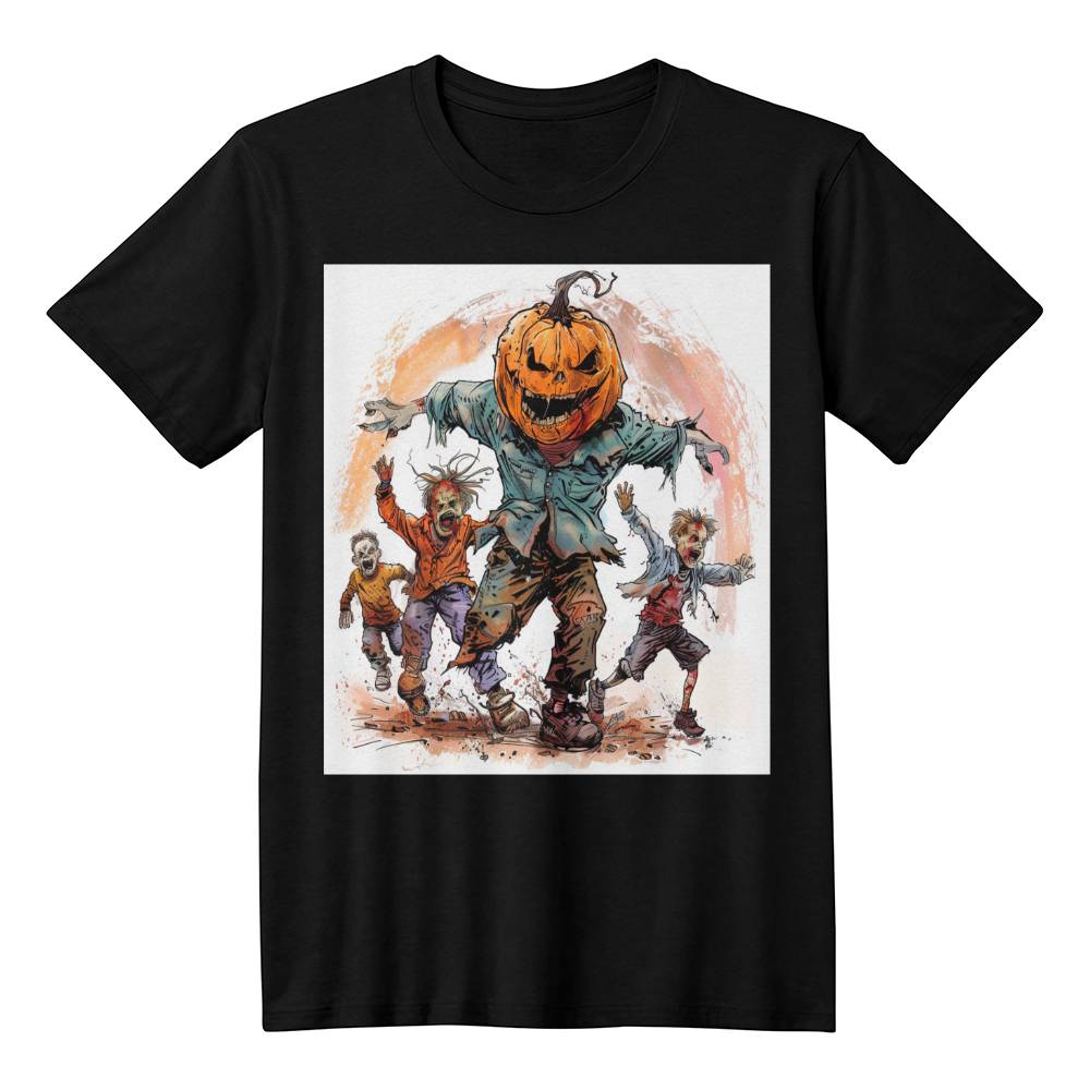 Haunted Pumpkins Adult T-Shirt