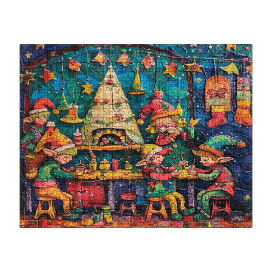 Building Christmas - The Elf Crew Puzzle (16 x 20)