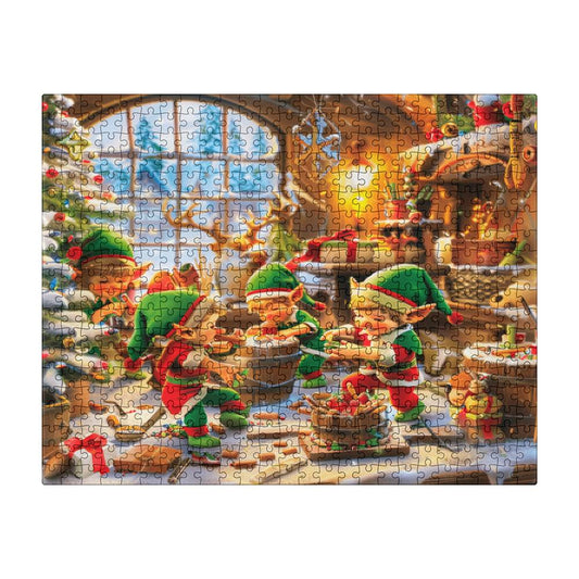 Elves in Action Workshop Magic Puzzle 16x20