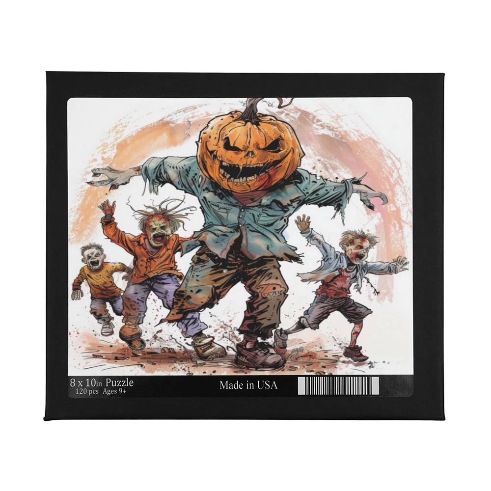 Haunted Pumpkins Puzzle 8x10