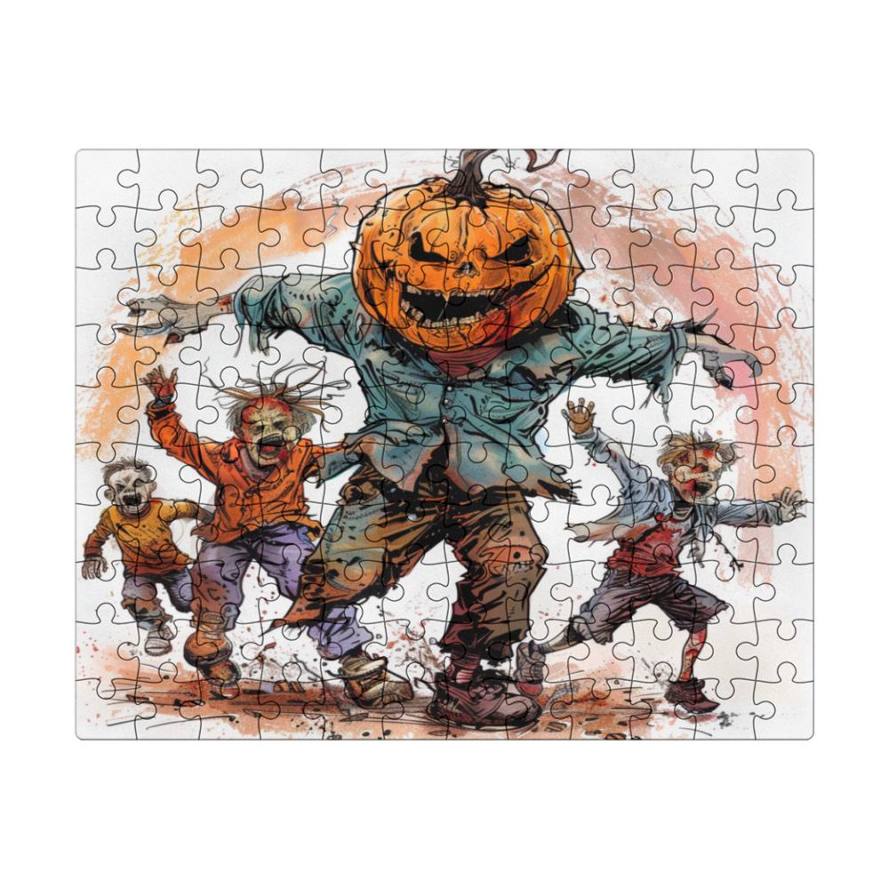 Haunted Pumpkins Puzzle 8x10