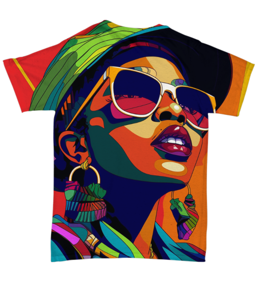 50 Years of Hip Hop - Lauryn Hill All Over T-Shirt