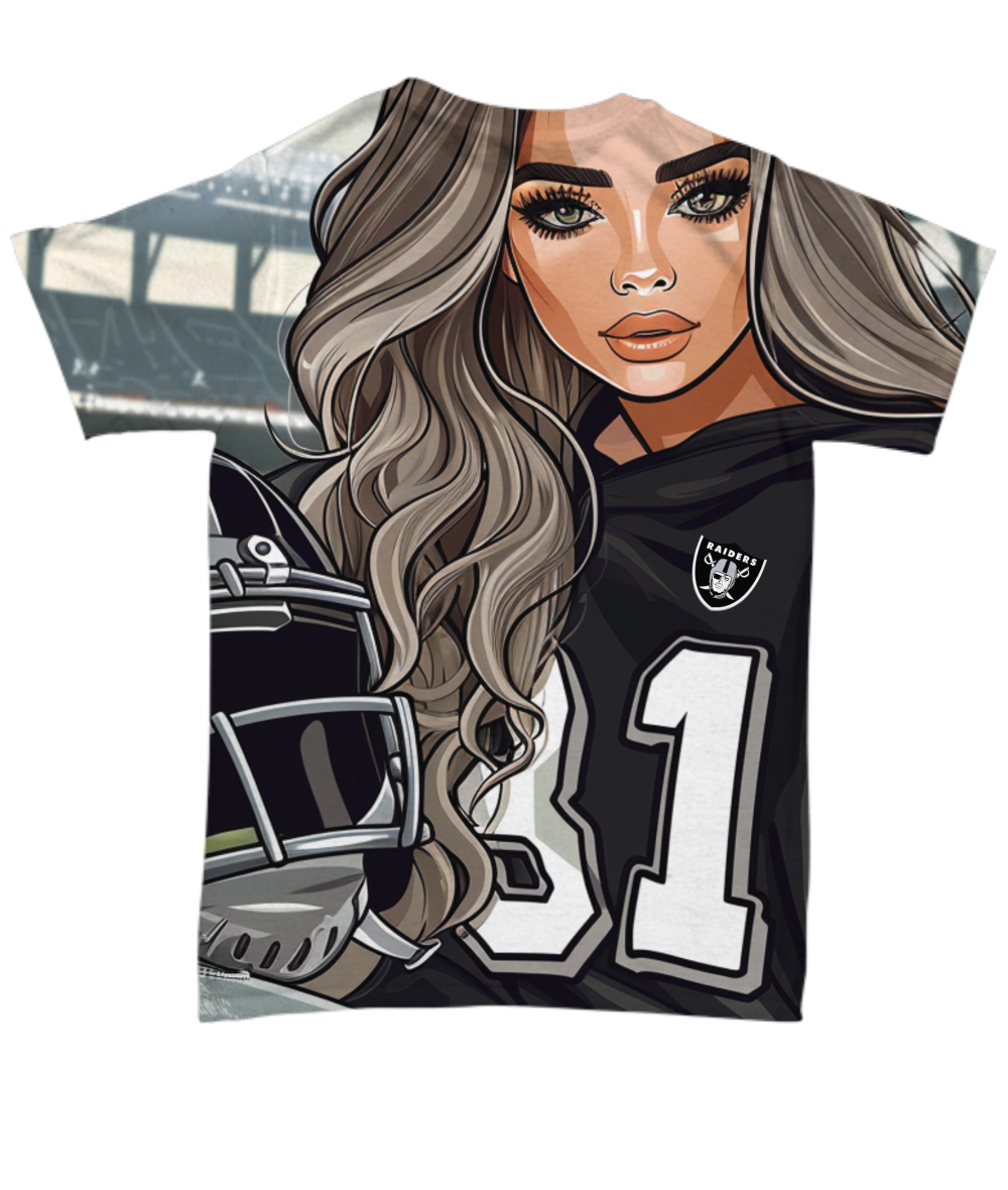 Raider Girl All Over Print T-Shirt