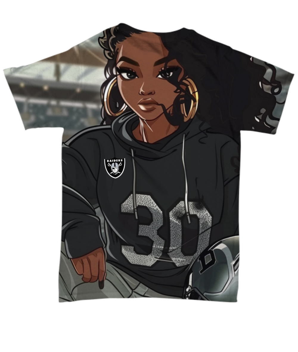 Raider Girl All Over Print T-Shirt