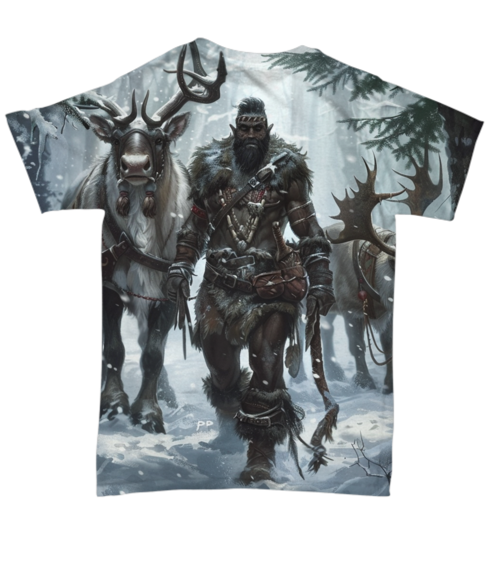 Elks of Honor, Warriors of Courage All Over T-Shirt