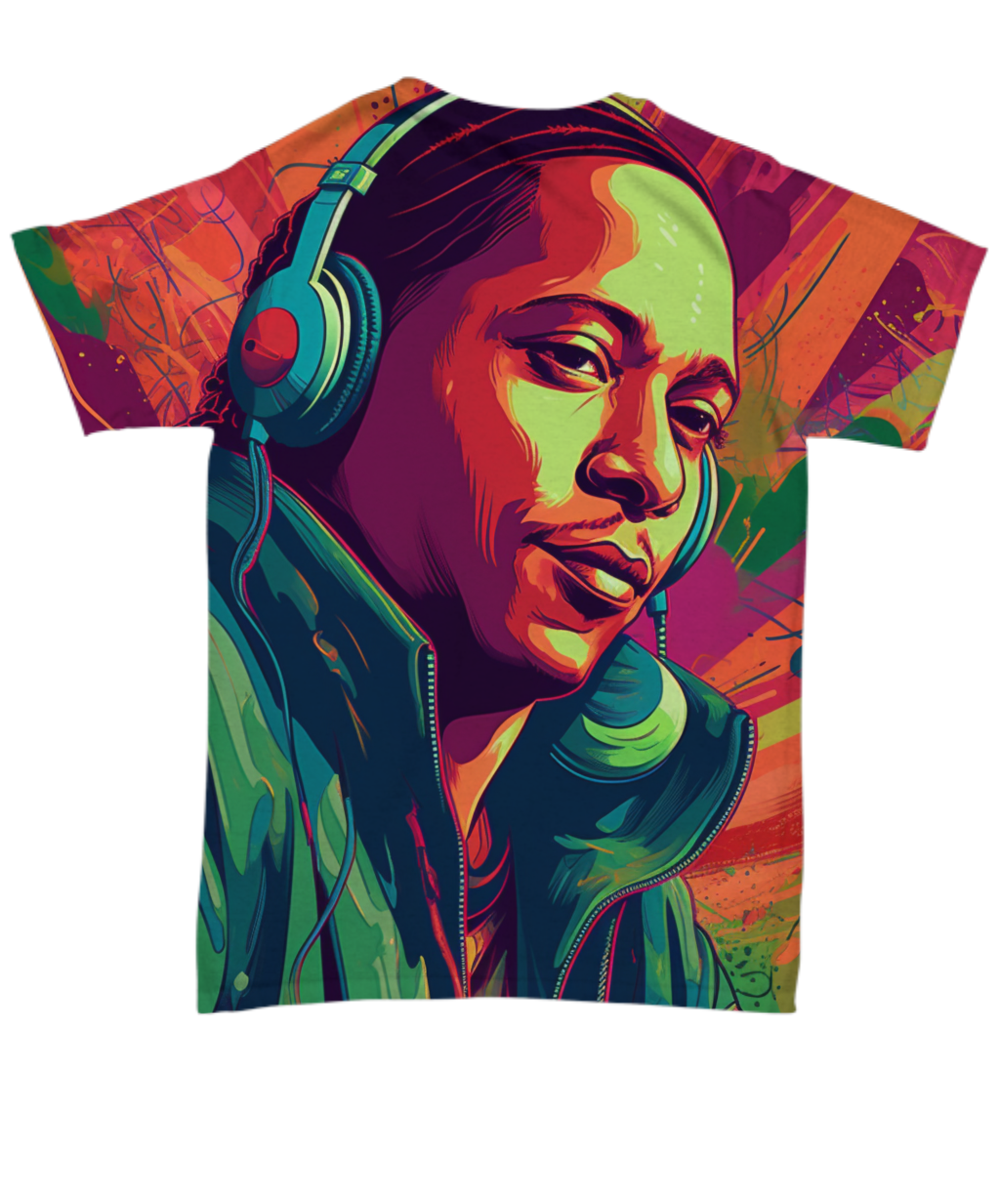 50 Years of Hip Hop - DJ Quik All Over T-Shirt