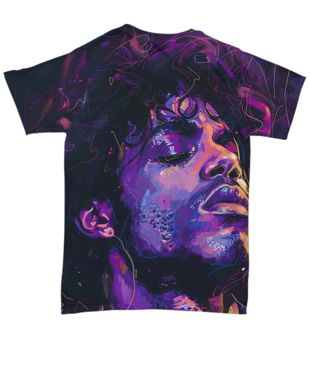 Prince Purple Rain All Over T-Shirt