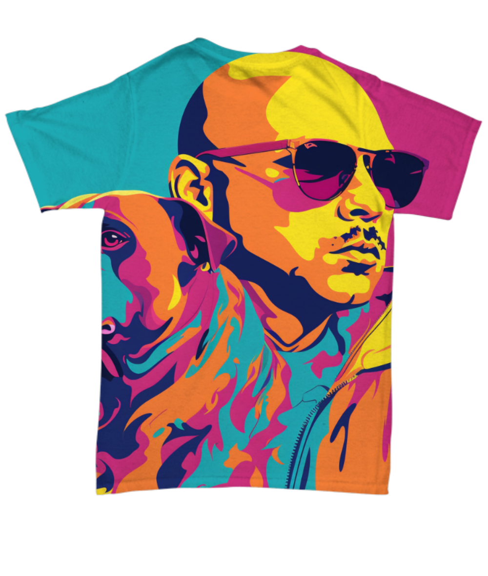 50 Years of Hip Hop - Pitbull All Over T-Shirt