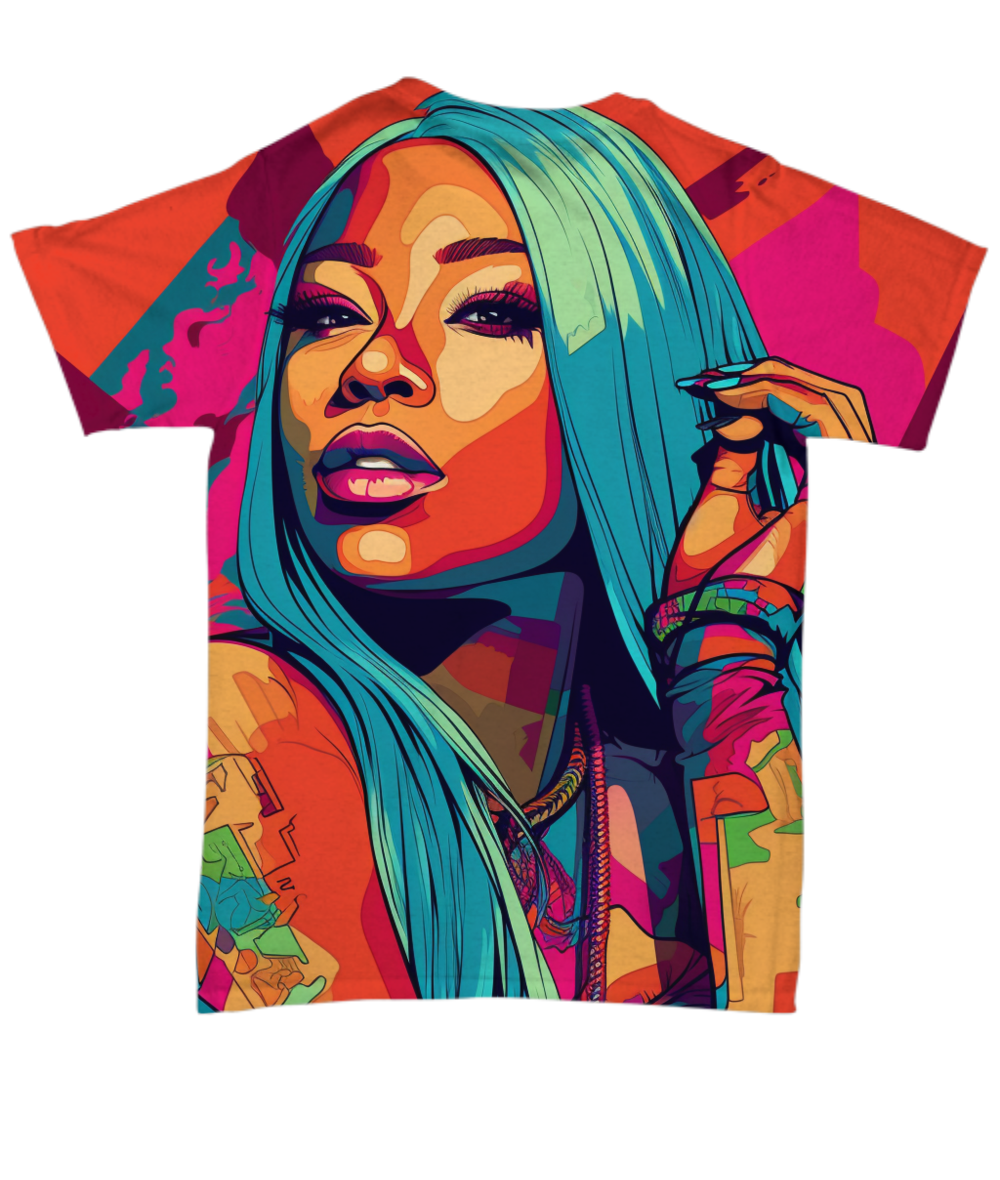 50 Years of Hip Hop - Trina All Over T-Shirt