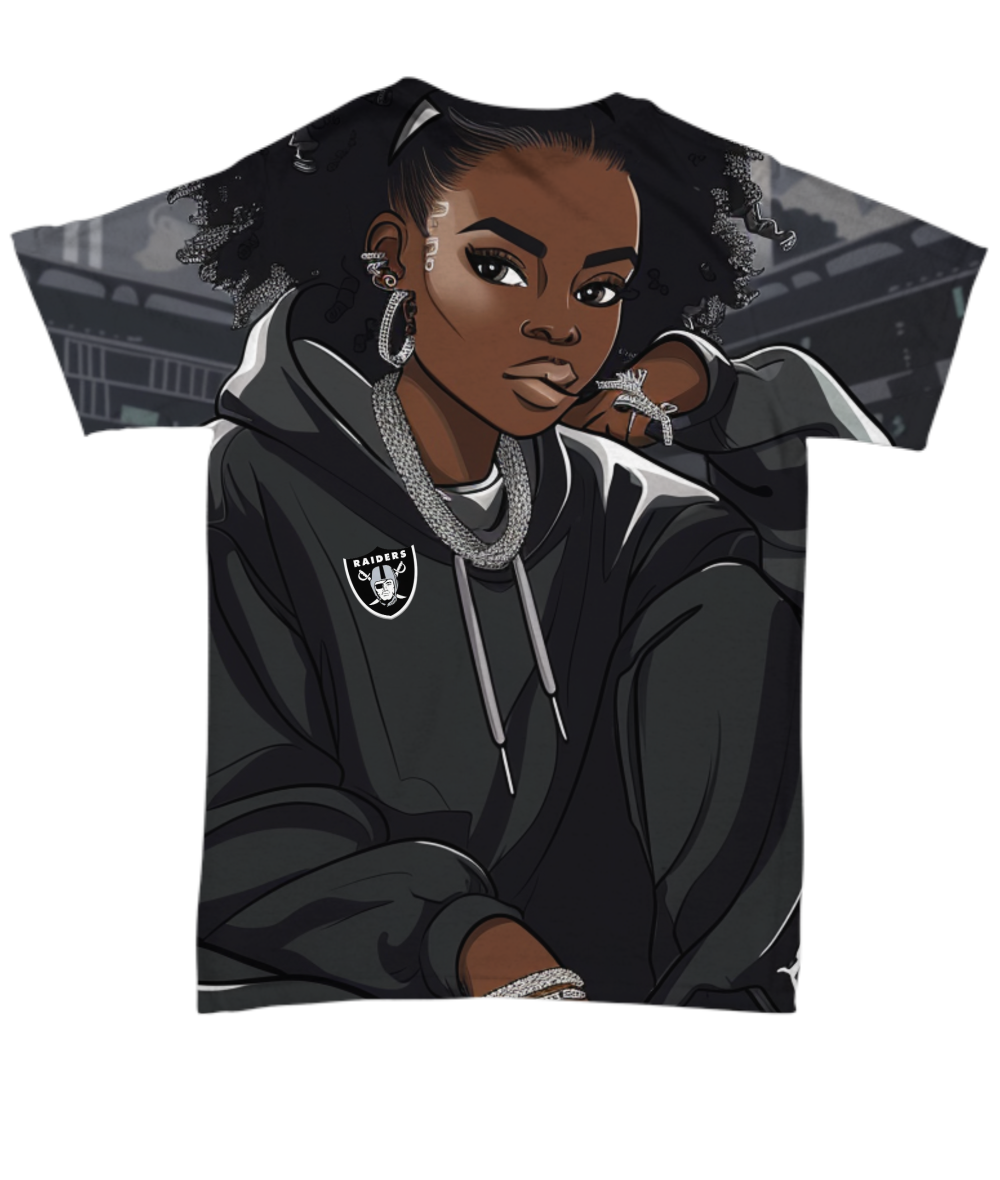 Raider Girl All Over Print T-Shirt